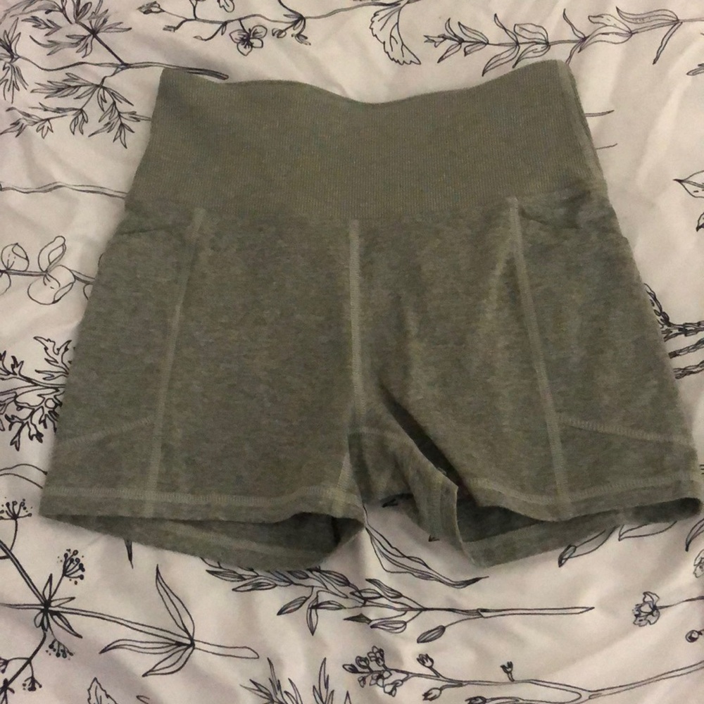 Green shorts